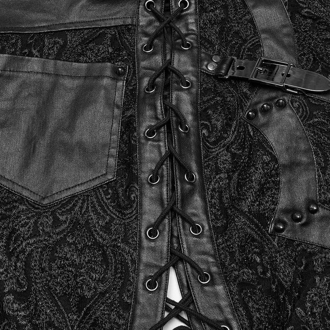 Gothic visual lace skirt