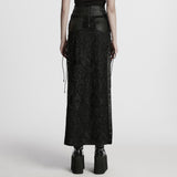Gothic visual lace skirt