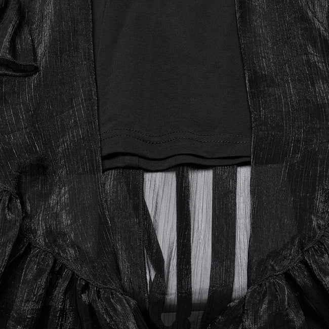 Gothic Romantic Chiffon Skirt