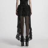 Gothic Romantic Chiffon Skirt