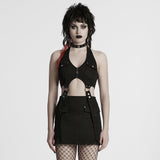 Punk halter neck dress