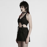 Punk halter neck dress