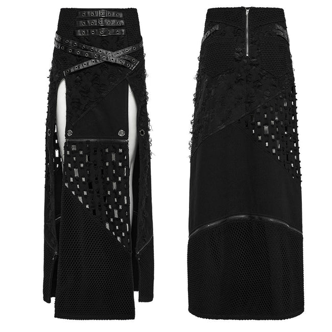Punk detachable skirt