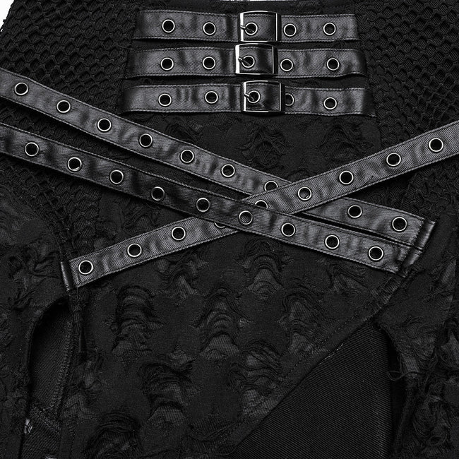 Punk detachable skirt