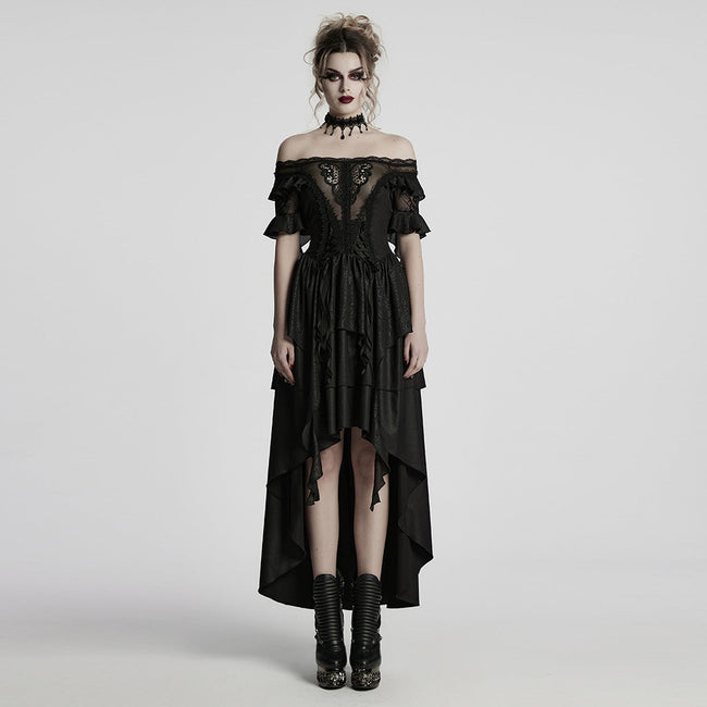 Gothic Elf Off Shoulder Dress