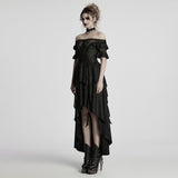 Gothic Elf Off Shoulder Dress