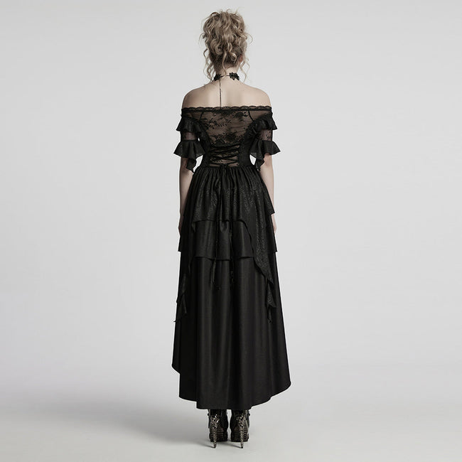 Gothic Elf Off Shoulder Dress