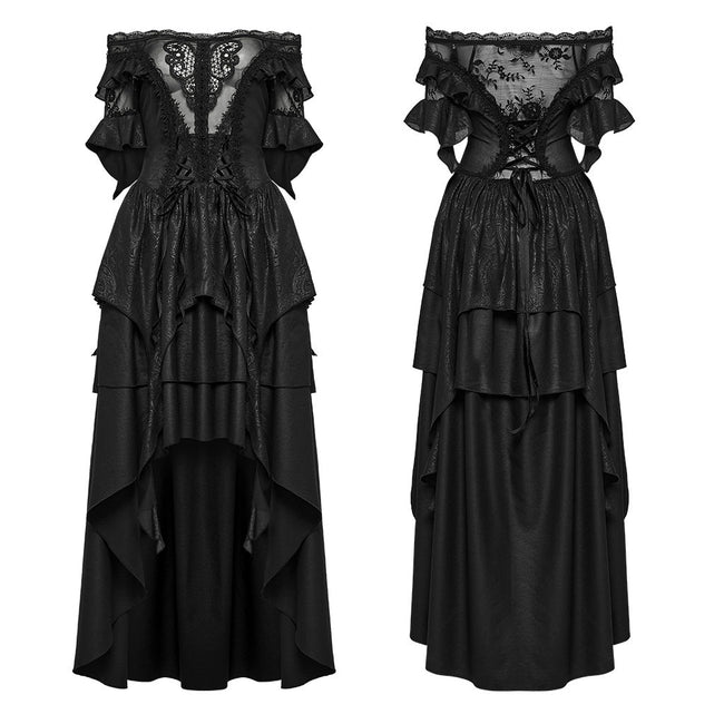 Gothic Elf Off Shoulder Dress