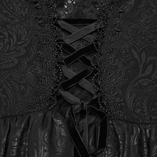 Gothic Elf Off Shoulder Dress