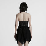 Punk halter neck dress