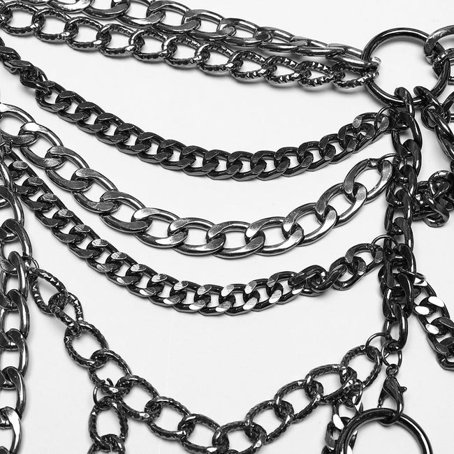 Punk metal chain dress