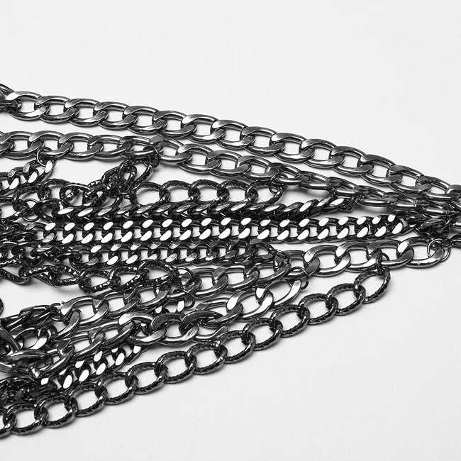 Punk metal chain dress