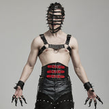 Punk PU Corset For Men