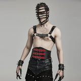 Punk PU Corset For Men