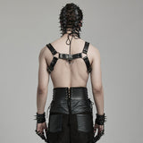 Punk PU Corset For Men
