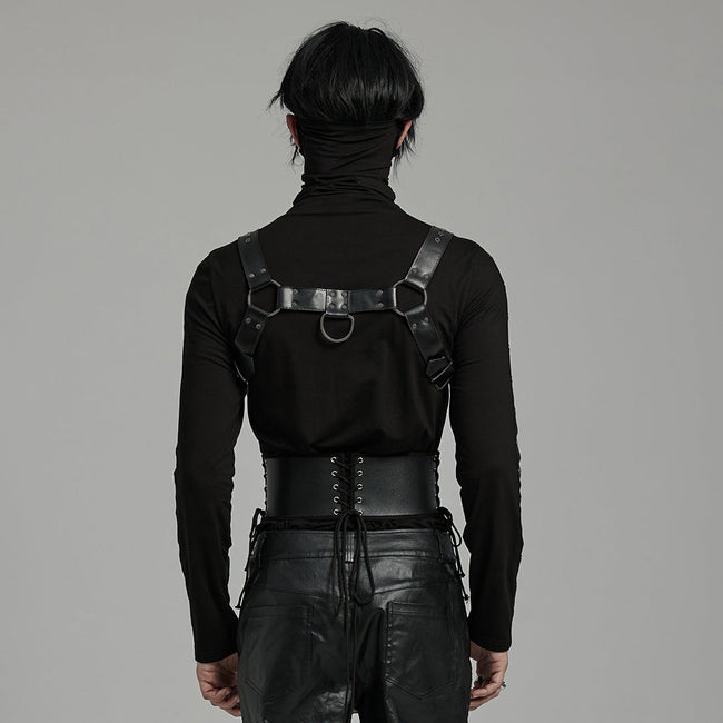 Punk PU Corset For Men