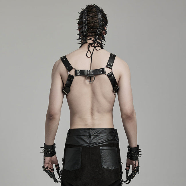 Punk PU Leather Harness