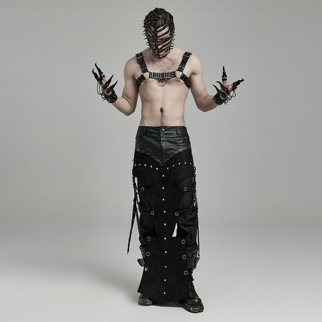 Punk PU Leather Harness