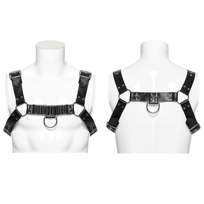 Punk PU Leather Harness