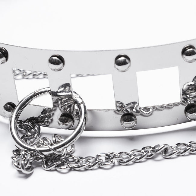 Punk Rivet Metal Belt