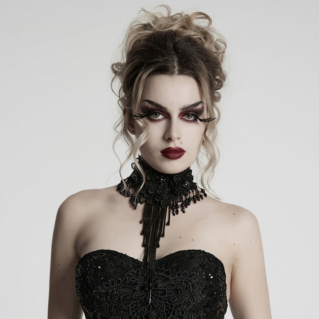 Gothic Gorgeous Long tassel Necklace