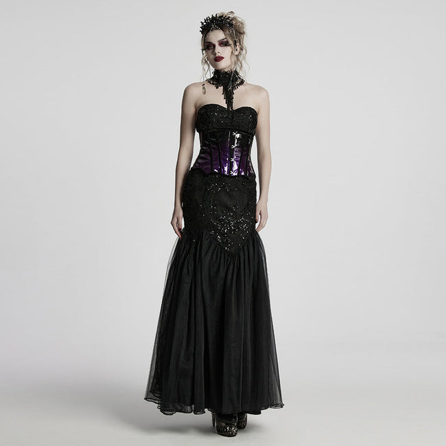 Gothic Gorgeous Black Crystal Headband