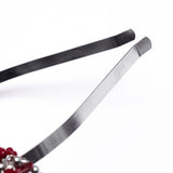 Gothic Gorgeous Black Crystal Headband