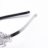 Goth gradient patent leather corset