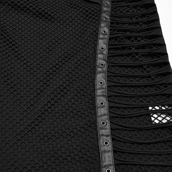 Punk cut webbings vest