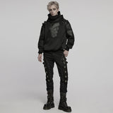 Punk hooded armor element hoodie