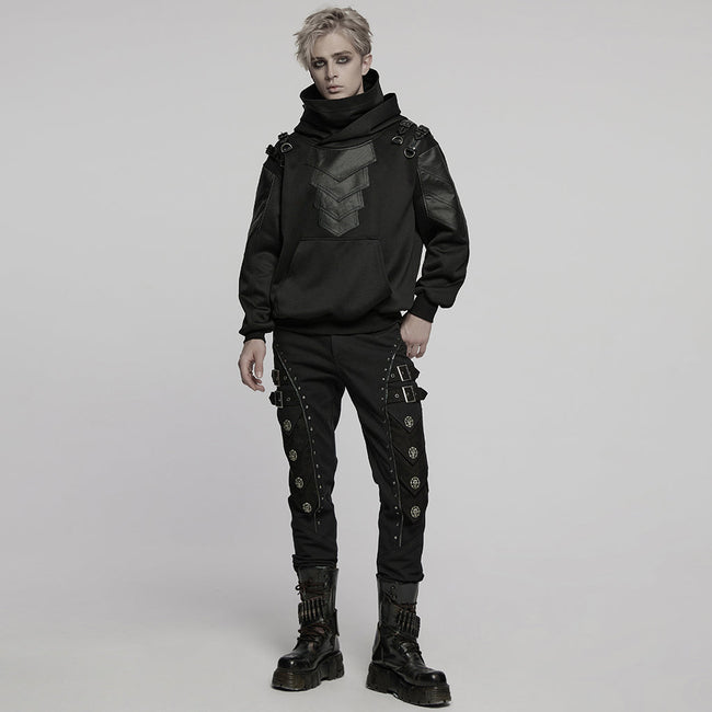 Punk hooded armor element hoodie