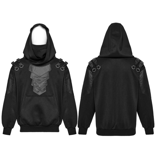 Punk hooded armor element hoodie