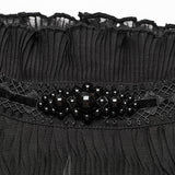 Goth chiffon delicate lace Shirt