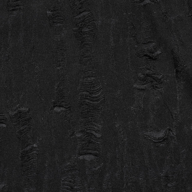 Punk tattered iron ring vest