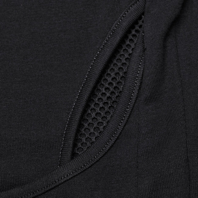 Punk drawstring structure T-shirt