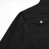 Punk Dark Denim Fitted T-shirt