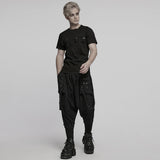 Dark Denim Knitted Punk T-shirt