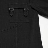 Dark Denim Knitted Punk T-shirt