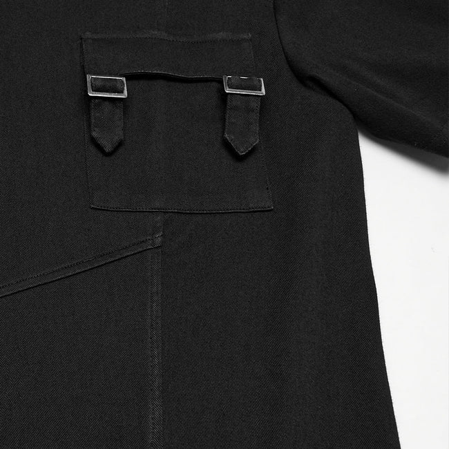 Dark Denim Knitted Punk T-shirt