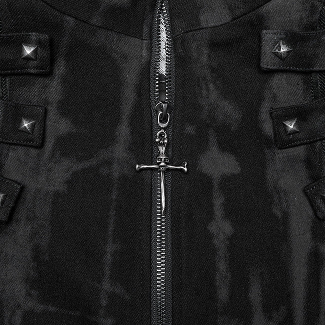 Doomsday Punk Printed Long Coat