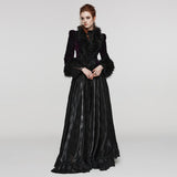 GOTH embossed velvet short jacket