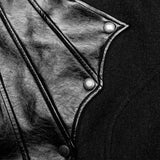 Gothic woolen fabric thick coat