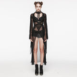 Goth Perspective Long Cardigan