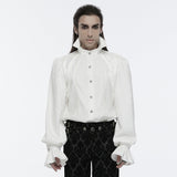 Goth stand collar palace gorgeous shirt