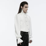 Goth stand collar palace gorgeous shirt
