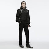 Goth stand collar palace gorgeous shirt