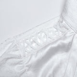 Goth stand collar palace gorgeous shirt