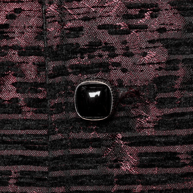 Goth exquisite jacquard vest