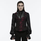 Goth exquisite jacquard vest