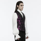Goth exquisite jacquard vest